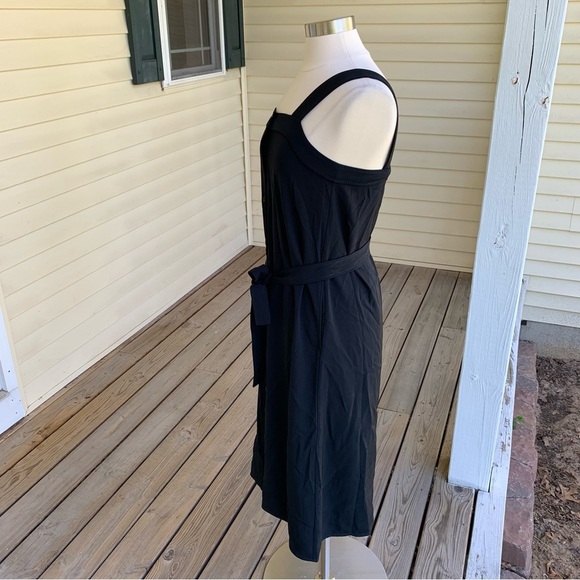 Everlane Japanese Goweave Picnic Apron Dress Women's Size 4 Black Pinafore NWOT - Picture 5 of 11